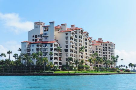 Urban city architecture. Miami downtown in the day.